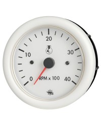 Compte-tours + heures Guardian diesel 4000 RPM 24V blanc