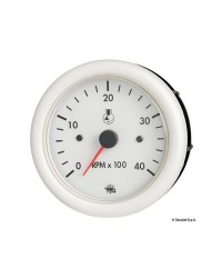 Compte-tours Guardian 2/4 temps 7000 RPM 24V blanc
