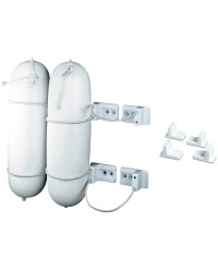 Kit d'étriers de fixation en nylon pour pare-battages