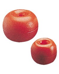 Flotteur en polyéthylène avec trou central rouge 260mm