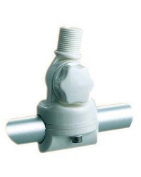 Embase articulé pour pour balcon 22/25mm en nylon pour antenne VHF