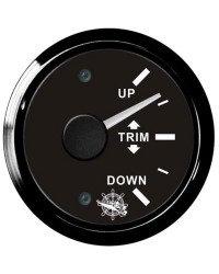 Indicateur TRIM GUARDIAN 0-190 ohms cadran noir, lunette noire