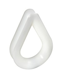 Cosse nylon blanc - ø8 mm