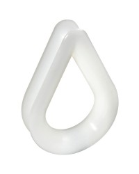 Cosse nylon blanc - de ø15 à 16 mm