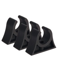 Clips caoutchouc pour tube ø37/40 mm noir