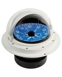 Compas Riviera 4'' avec dôme de protection télescopique rose plate blanc/bleu