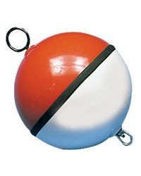 Bouée en ABS bicolore blanc/rouge 70cm