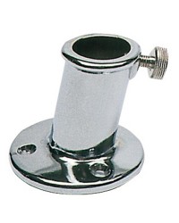 Support pour Mat de pavillon 10° inclinaison ø25mm