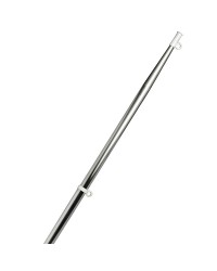 Mât pavillon conique inox - sans base 40cm ø14mm