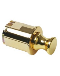 Déclic push knob Sugatsune pour porte et tiroir 15/30 mm plastique doré