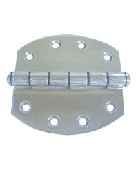 Mega charnière moulée arrondie 51x102mm