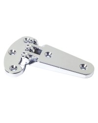 Charnière écoutille en laiton chromé 96x59mm