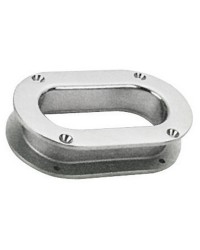 Ecubier ovale inox 241 x 146 mm