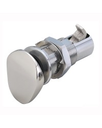 Poignée inox oval bloquante FLUSH LOCK